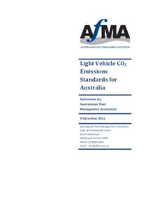      Light	Vehicle	CO2	 Emissions