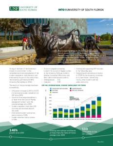 The University of South Florida is a high-impact, global research university located in Tampa Bay on Florida’s west coast. It is one of the largest public universities in the United States, and among the country’s to