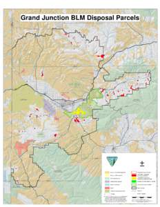 Utah Colorado Grand Junction BLM Disposal Parcels Rio Blanco County Garfield County