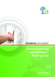 TECHNICAL DOCUMENT  Communication on immunisation – Building trust