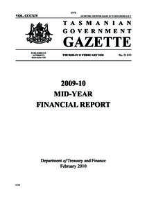 Mid-Year Financial Report