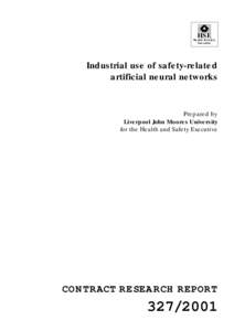 HSE  Health & Safety Executive  Industrial use of safety-related