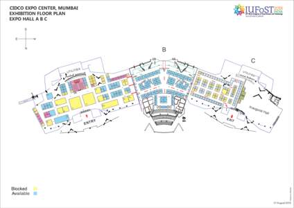 CIDCO EXPO CENTER, MUMBAI EXHIBITION FLOOR PLAN EXPO HALL A B C 23-27OCT,2018