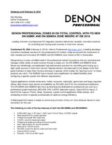 [DENON PRO] DN-410XB press release.docx
