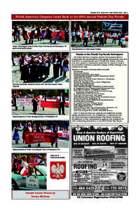 DecemberJanuary 2014, Polish American News - Page 11  Polish American Congress Looks Back at the 80th Annual Pulaski Day Parade Polish Intercollegiate Club (P.K.M.) Polish Folk Dancers of Philadelphia, PA perfrom