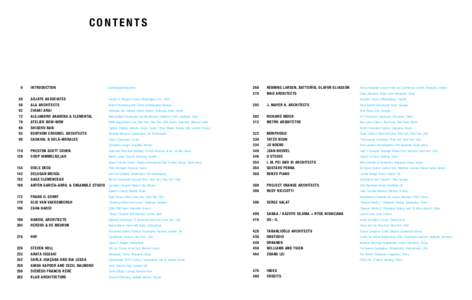 Contents 6	Introduction 		 Einleitung/Introduction