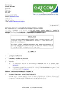agenda Gatwick Airport Consultative Committee