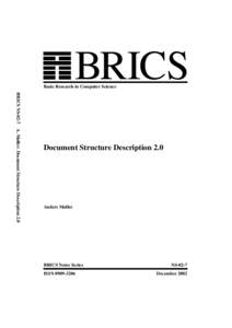 Document Structure Description 2.0