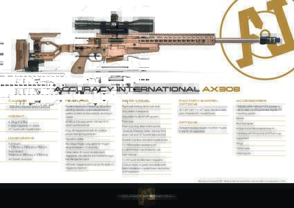 Bolt-action rifles / Sniper rifles / Semi-automatic rifles / United States Marine Corps Designated Marksman Rifle / Accuracy International Arctic Warfare