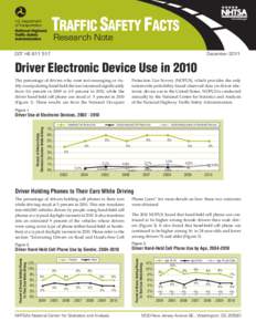 1  TRAFFIC SAFETY FACTS Research Note  DOT HS