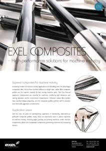 EN  EXEL COMPOSITES – High-performance solutions for machine industry