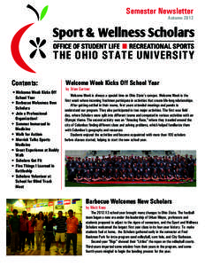 Sports & Wellness Scholars_newsletter