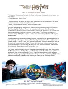 Microsoft Word - The Wizarding World of Harry Potter.doc