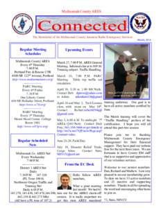 March, 2014 ARES Newsletter