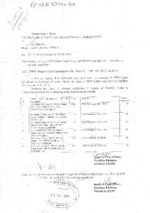Frf sraL +3 4lo ?r+  Deparlment of Posts Sryt of Post Offices, Faridkot l]ivision, Faridkot.l[removed]The O/O