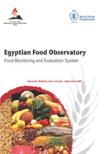 Egyptian Food Observatory Food Monitoring and Evaluation System Food Monitoring and Evaluation System  Egyptian Food Observatory