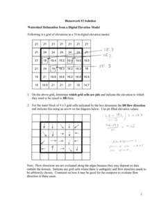 Homework #2 Solution  1 2