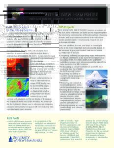 INSTITUTE FOR THE STUDY OF EARTH, OCEANS, AND SPACE  From Deep Space to the Ocean Depths… THE INTERDISCIPLINARY RESEARCH at the University of New Hampshire Institute for the Study of Earth,