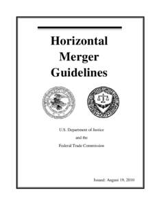 Horizontal Merger Guidelines)