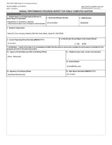 RECIPIENT NAME:Santa Fe Civic Housing Authority AWARD NUMBER: 35-42-B10504 OMB CONTROL NUMBER: [removed]EXPIRATION DATE: [removed]