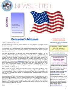 JULY[removed]NEWSLETTER 950 Main Street Cambria, CA[removed]3364