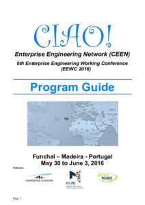 Enterprise Engineering Network (CEEN) 6th Enterprise Engineering Working Conference (EEWCProgram Guide