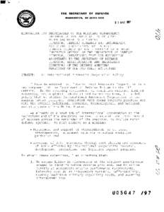 THE SECRETARY OF DEFENSE WASHINGTON, DC[removed]MAR 1997