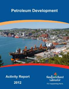 Department of Natural Resources Petroleum Development Activity Report[removed]Table of Contents 1.0