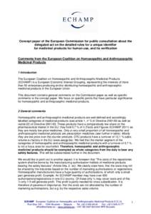 Concept paper of the European Commission for public consultation about the delegated act on the detailed rules for a unique identifier
