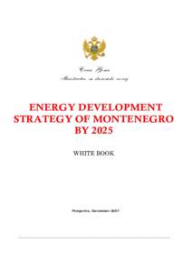 Energy Development Strategy Montenegro