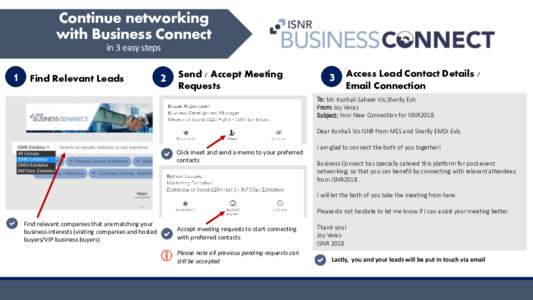Continue networking with Business Connect in 3 easy steps 1