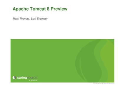 Java enterprise platform / Apache Tomcat / Apache TomEE / Web container / Apache Geronimo / Java Platform /  Enterprise Edition / Java servlet / Spring Framework / Unified Expression Language / Tomcat / WildFly / Comparison of application servers