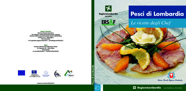 Pesci di Lombardia Le ricette degli Chef produzione editoriale GEOGRAPHICA  Pesci di Lombardia