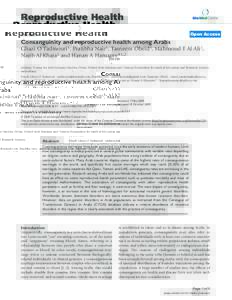 Reproductive Health  BioMed Central Open Access