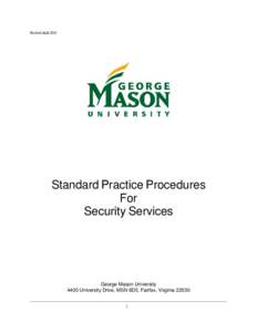 Revised AprilStandard Practice Procedures For Security Services