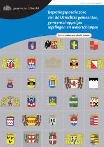 ME1 2010 – AFDELING FINANCIËN  Begrotingspositie 2010 van de Utrechtse gemeenten, gemeenschappelijke regelingen en waterschappen