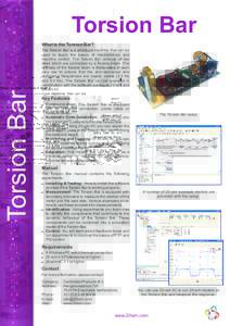 Torsion Bar  20-sim 4C Torsion Bar