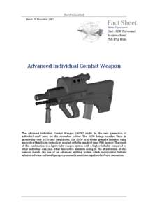 Microsoft Word - Advanced Individual Combat Weapon.doc