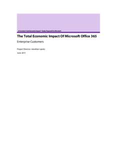 Microsoft Word - TEI of Office 365 Enterprise v24a FINAL.doc