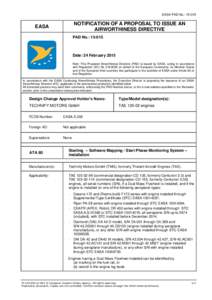 Diamond DA42 / European Aviation Safety Agency / Thielert / Type certificate / Cessna 172 / Airworthiness Directive / Diamond DA40 / Thielert Centurion / Aviation / Aircraft / Transport