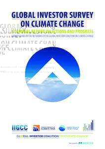 GLOBAL INVESTOR SURVEY ON CLIMATE CHANGE 3rd Annual report on actions and progress C