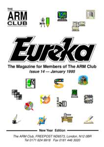 THE  ARM CLUB  The Magazine for Members of The ARM Club