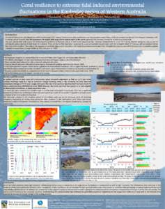 Coral resilience to extreme tidal induced environmental fluctuations in the Kimberley region of Western Australia 1,2*Dandan 1The
