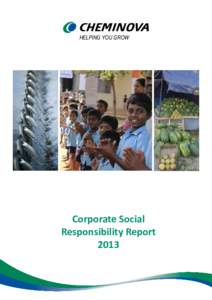 HELPING YOU GROW  Corporate Social Responsibility Report 2013