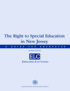 The Right to Special Education in New Jersey A G