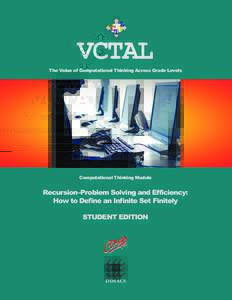 VCTAL VC AL T The Value of Computational Thinking Across Grade Levels