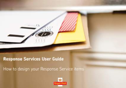 Response Services User Guide How to design your Response Service items Version :- 2.3 1