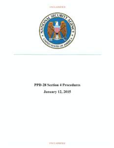 NSA Procedures Under Presidential Policy Directive 28, Section 4