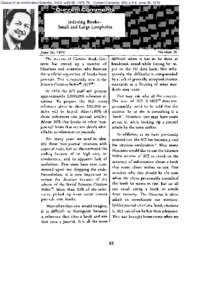 Essays of an Information Scientist, Vol:2, p.82-85, [removed]Current Contents, #26, p.5-8, June 26, 1974 Number