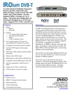 Microsoft Word - Iridium DVB-T Datasheet.doc